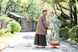 ♢緑豊かな和装ロケ♢