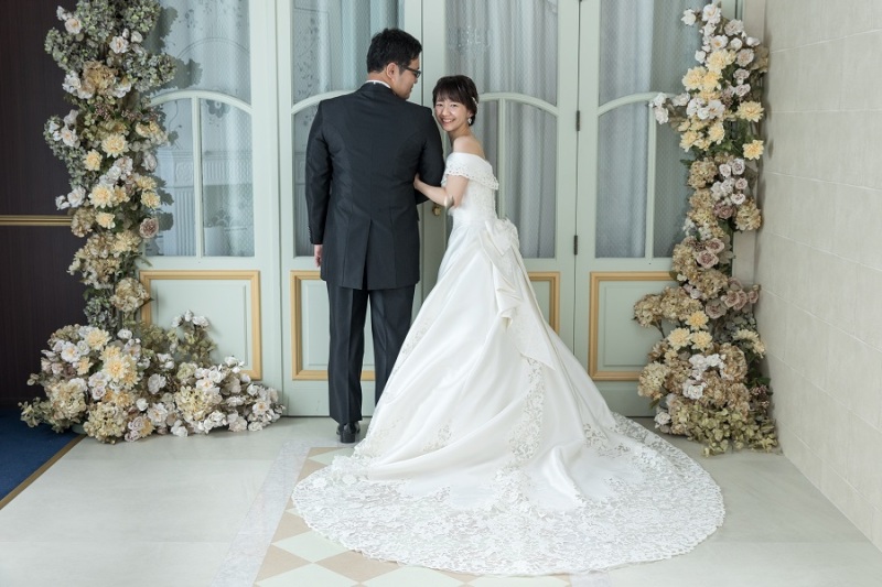 後ろ姿までばっちりと☆