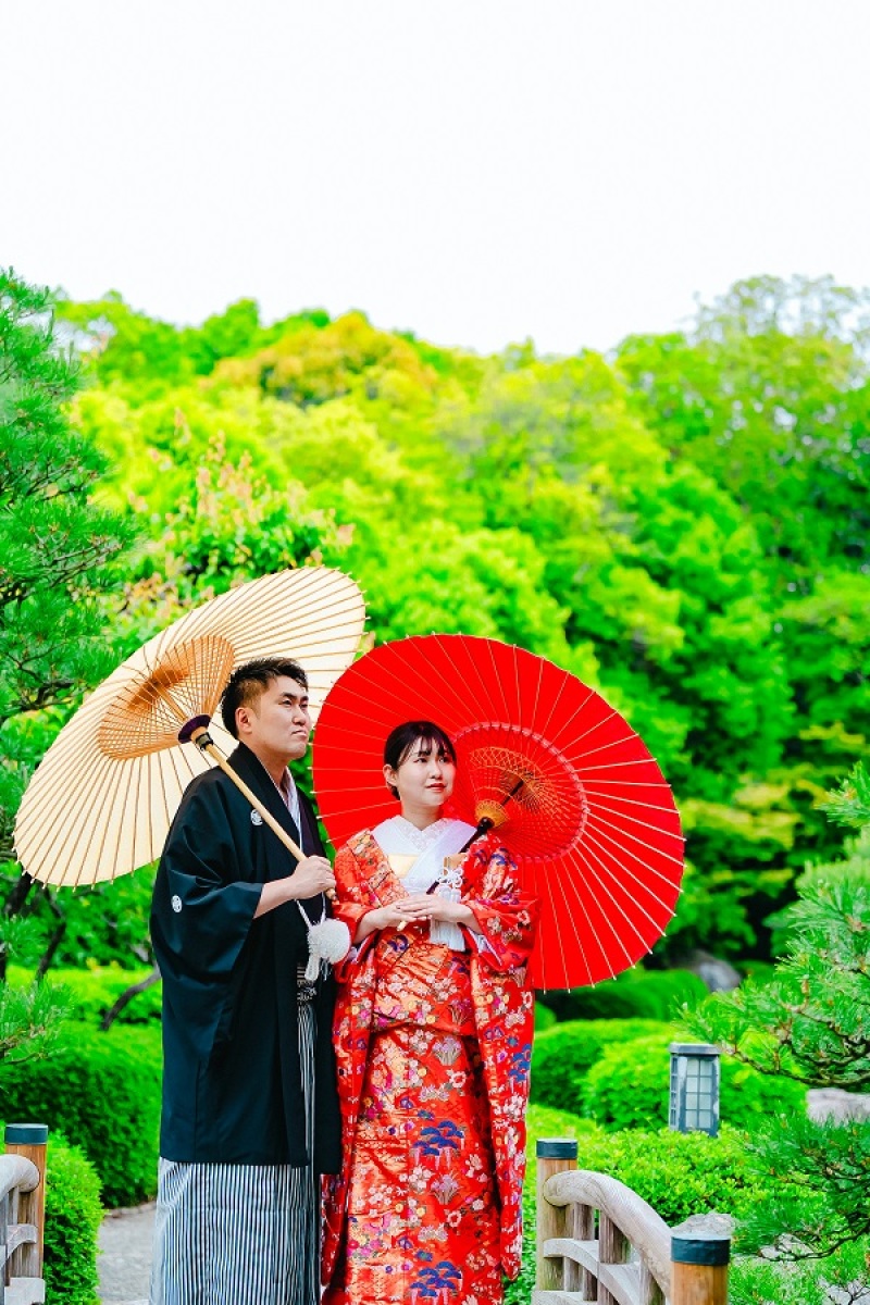橋の上で!