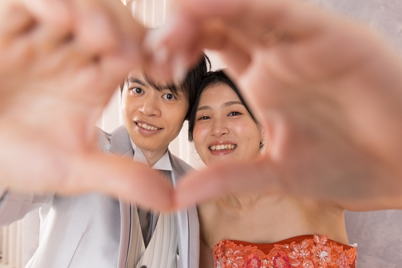 最後は♡