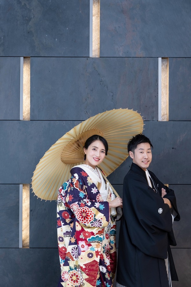 番傘を使って♪