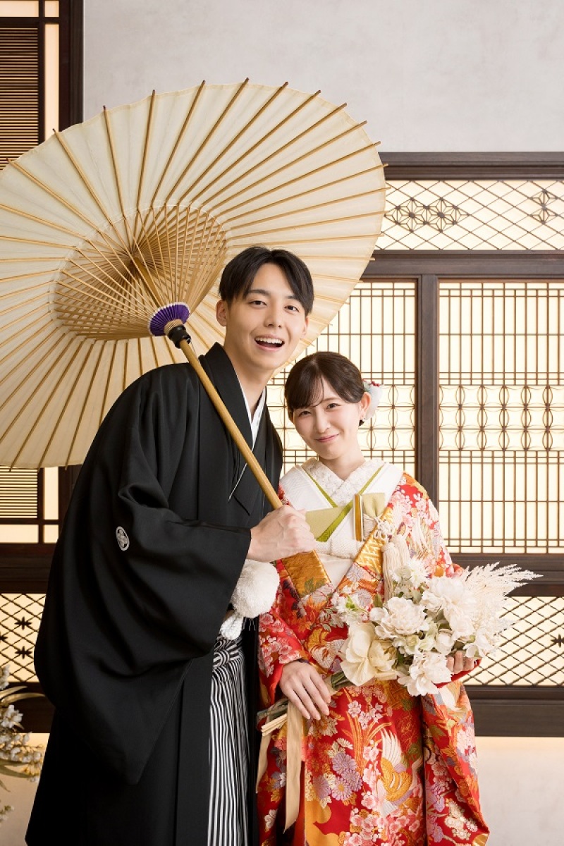 和傘&ブーケ