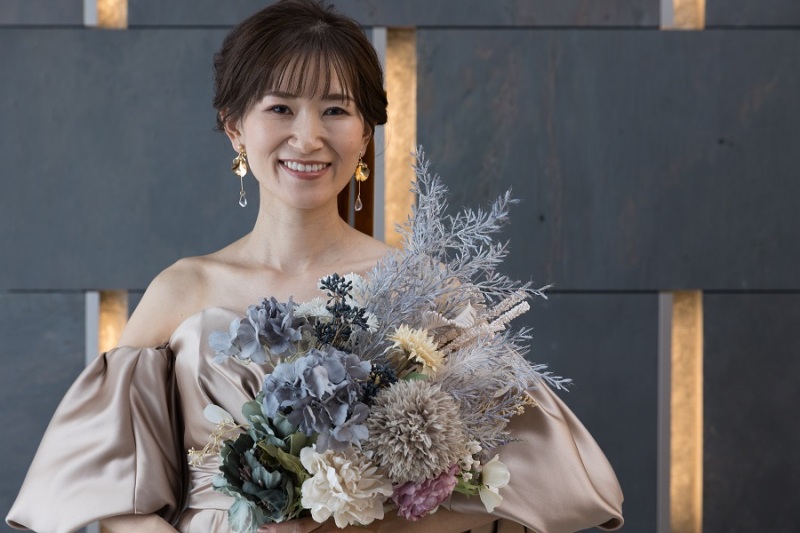 ご新婦様のソロショット。