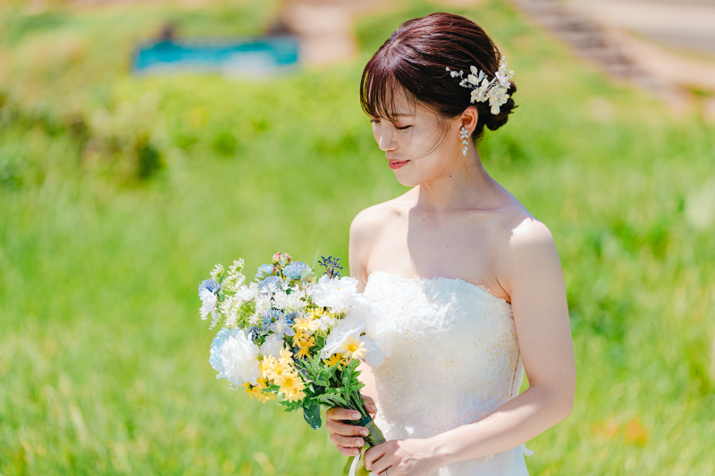 ご新婦様のソロショット♪