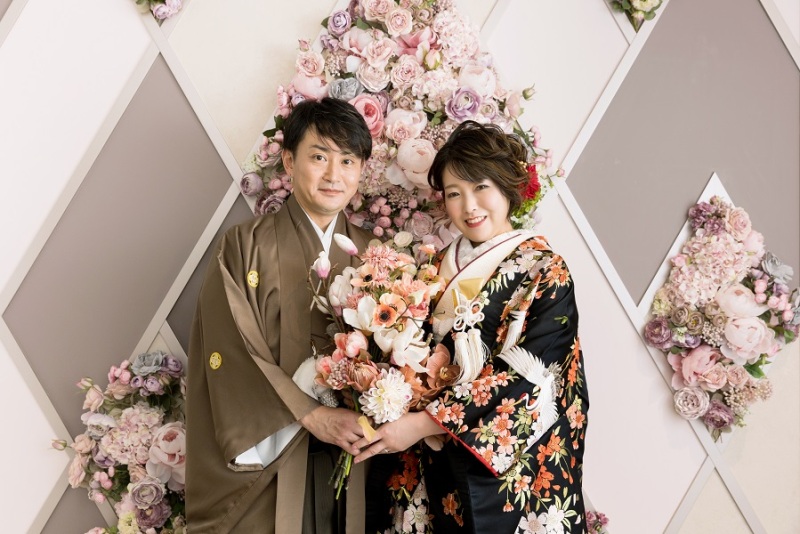 ピンクのお花の背景