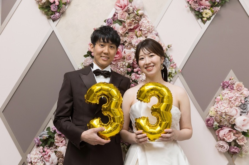 数字のバルーンを使って!
