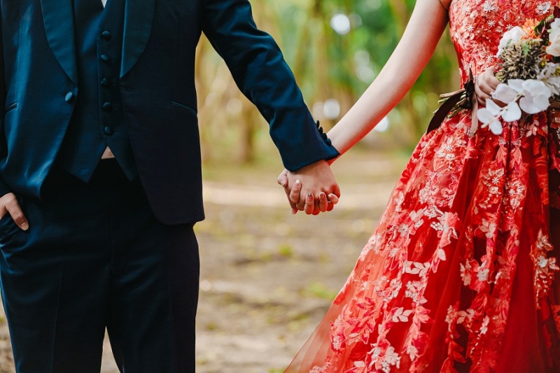 手つなぎショット