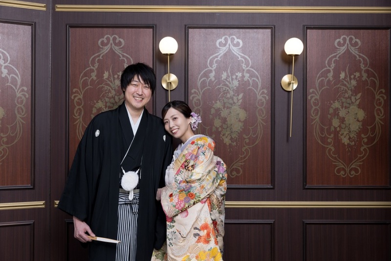 寄り添ってにっこり♡