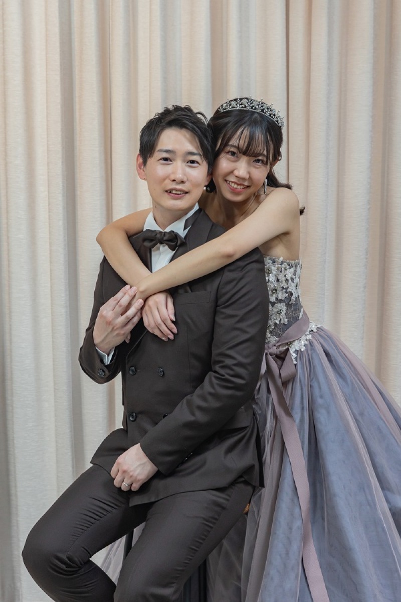 バッグハグで可愛らしく