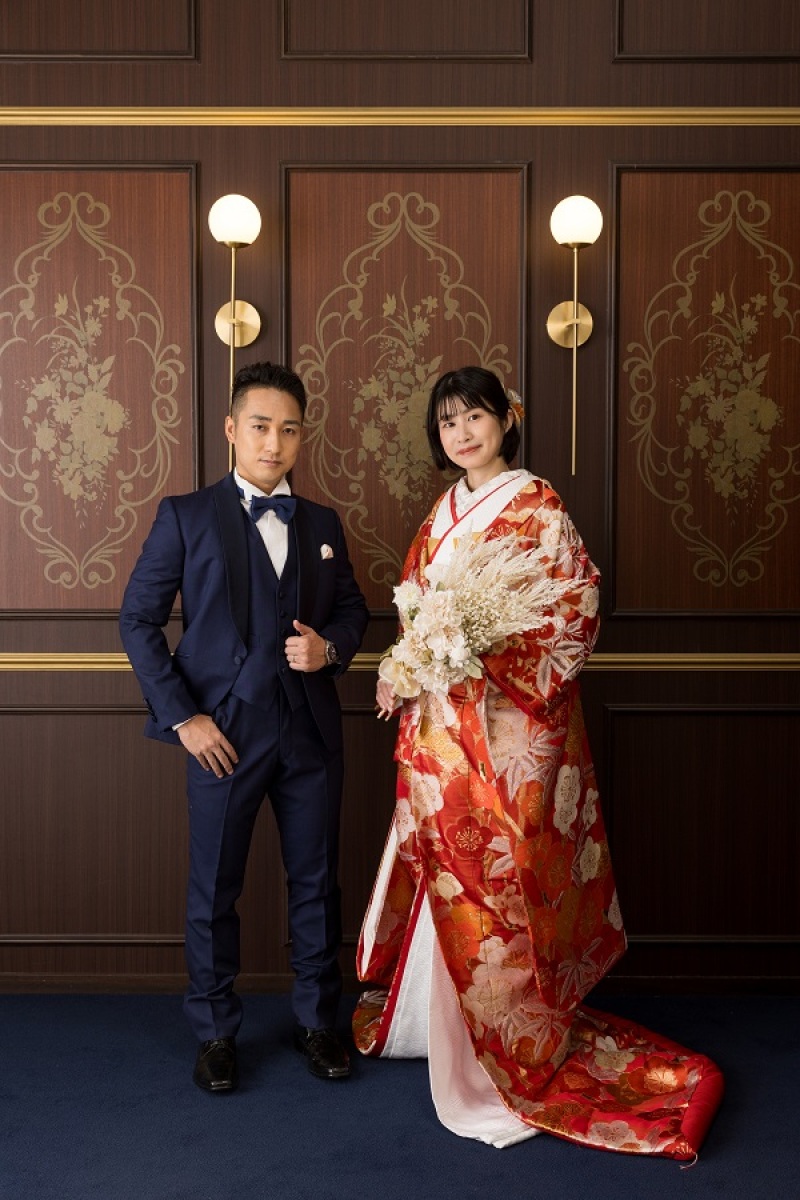 和装×洋装の組み合わせで