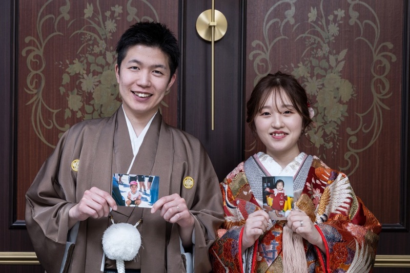 幼少期のお写真と一緒に！