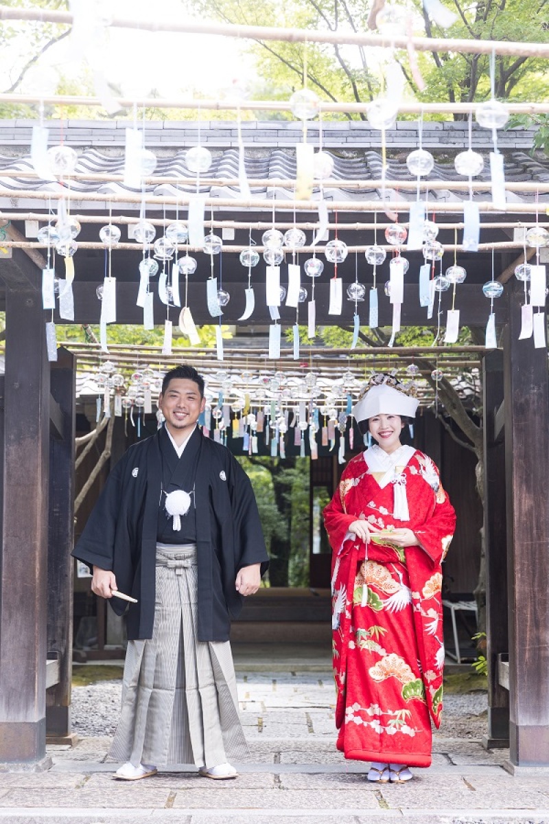 風鈴に囲まれて