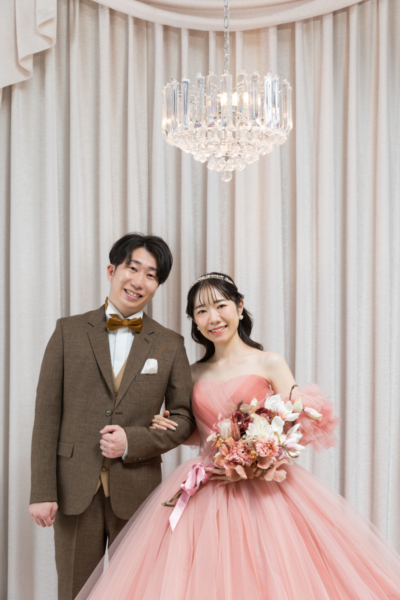 ピンク&times;ブラウン