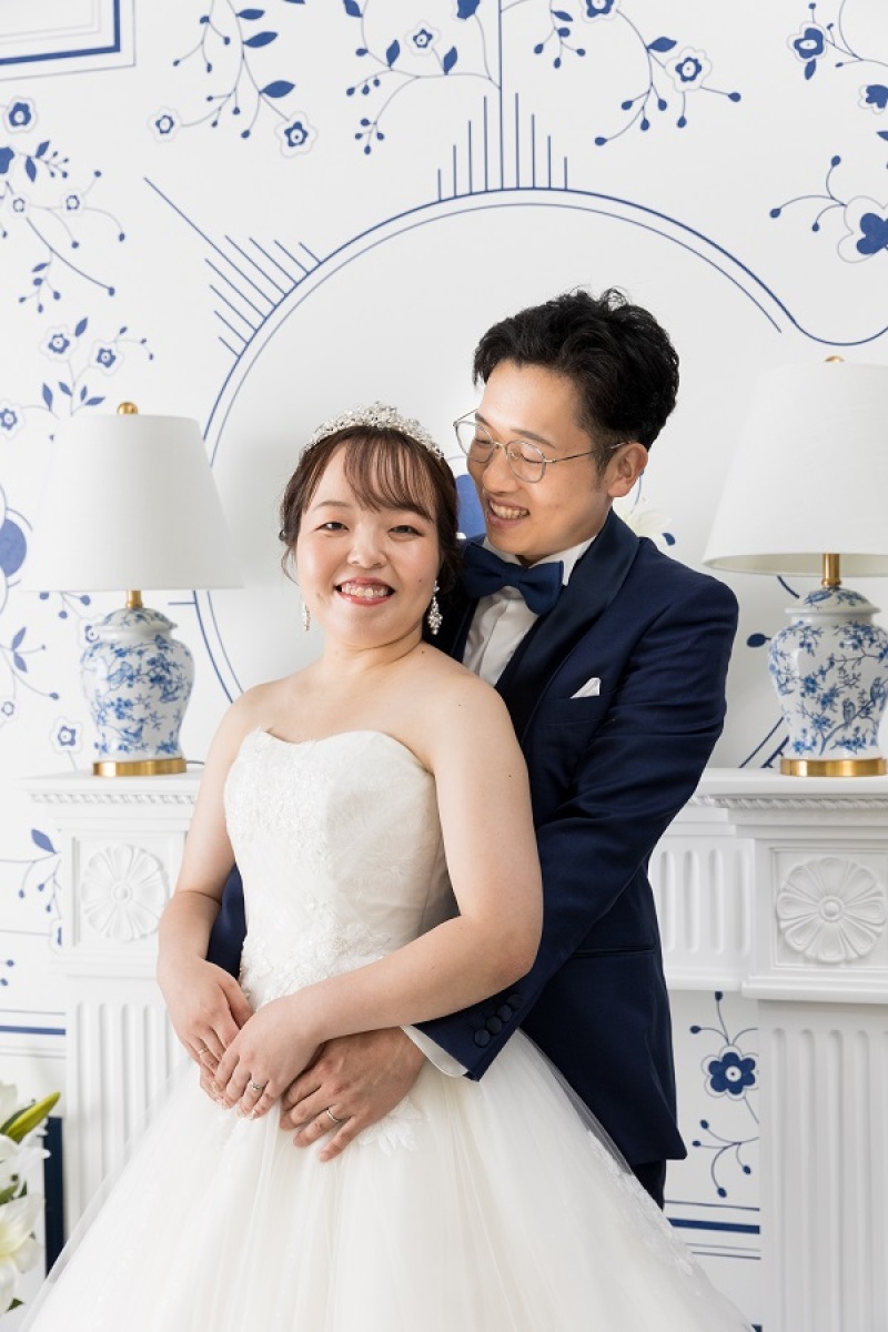 ウェディングドレスにお色直し