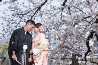 ◇桜×和装ロケーション撮影◇
