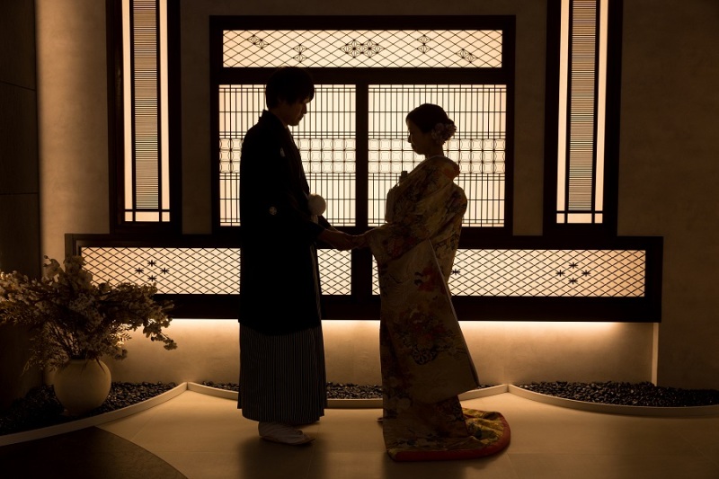 雰囲気あるシルエットショット