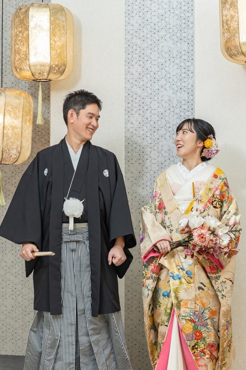 笑顔で見つめ合って！