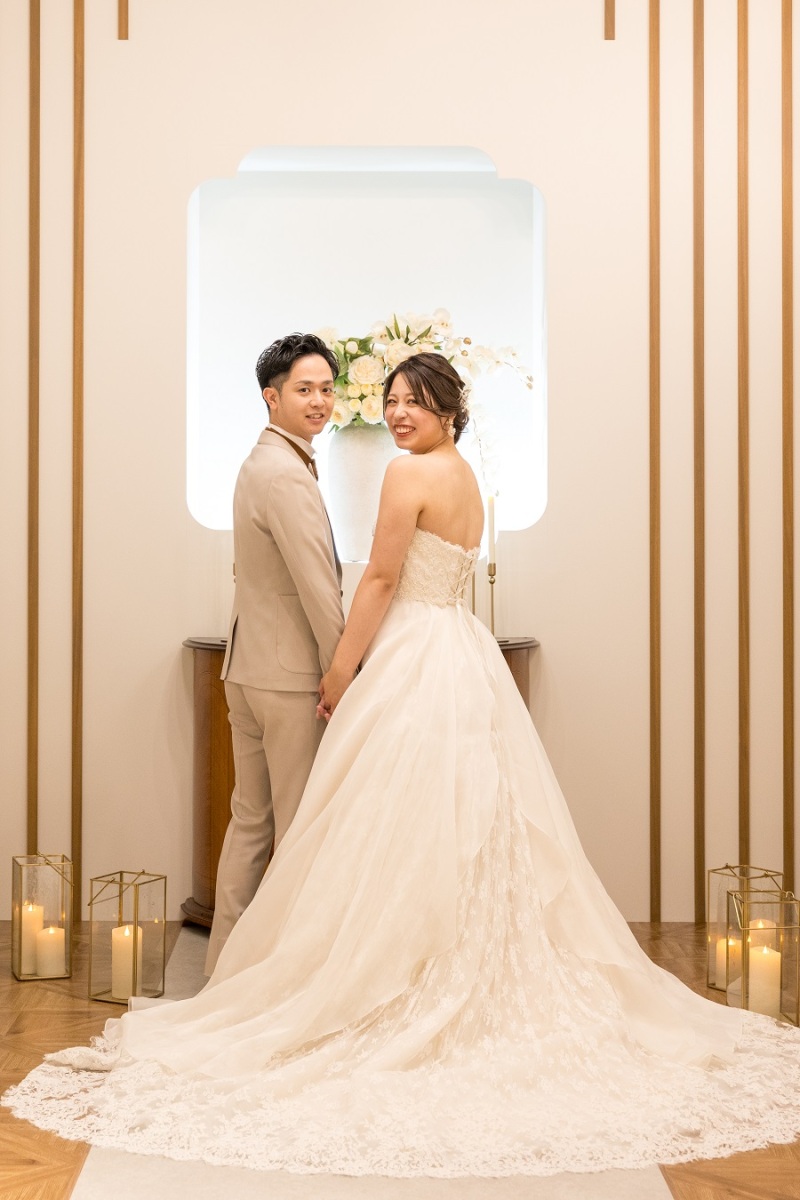 振り返りショット