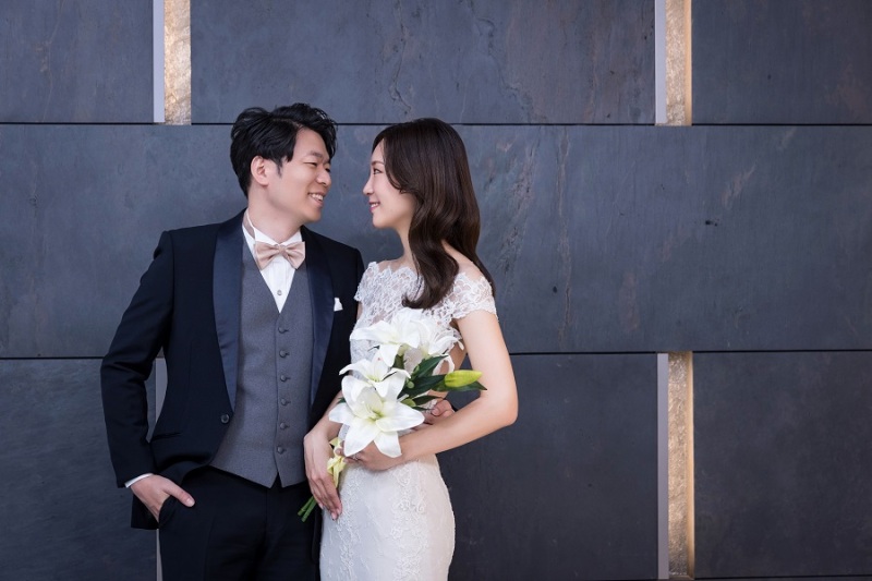 見つめ合いショット