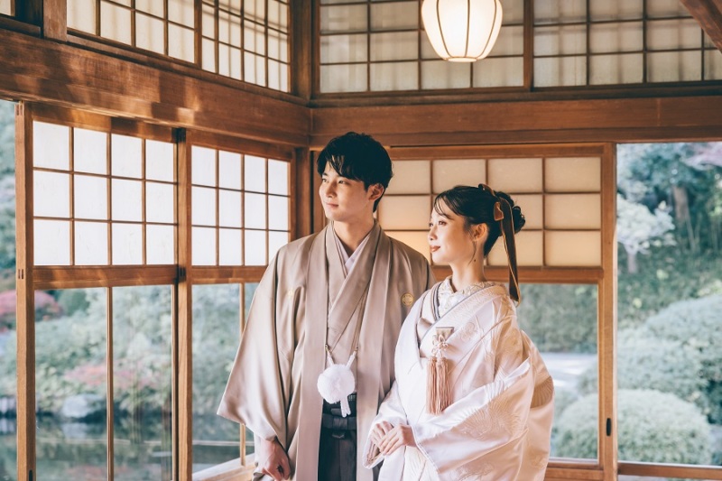 Photo Maison écrin 福岡店_庭園で撮影できる