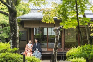 Photo Maison &eacute;crin 福岡店_和装ロケ【大濠日本庭園】