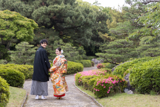 Photo Maison écrin 福岡店_和装ロケ【大濠日本庭園】