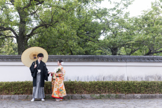 Photo Maison écrin 福岡店_和装ロケ【大濠日本庭園】