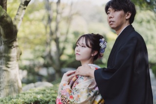 Photo Maison &eacute;crin 福岡店_和装ロケ【大濠日本庭園】