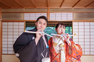 Photo Maison &eacute;crin 福岡店_和装ロケ【大濠日本庭園】