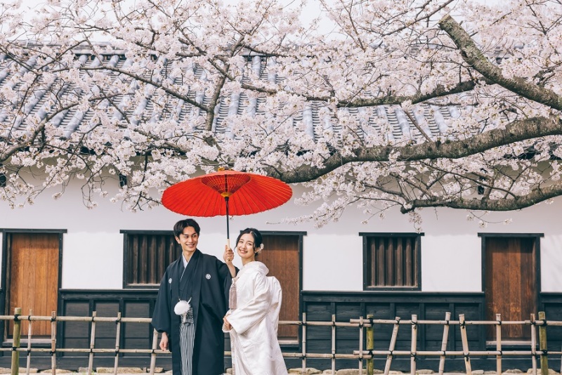 Photo Maison &eacute;crin 福岡店_和装ロケ【舞鶴公園】