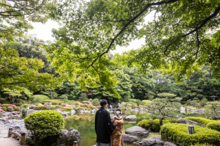 Photo Maison écrin 福岡店_和装ロケ【大濠日本庭園】