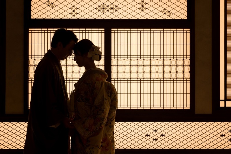 ロマンティックなシルエット