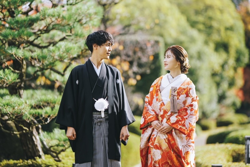 12月末までの撮影のお客様限定【大濠日本庭園+茶室】和装ロケーション撮影プラン - 和装1着&全カットデータ付(100カット)