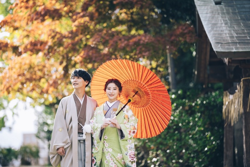12月末までの撮影のお客様限定【紅葉八幡宮】和装ロケーション撮影プラン - 和装1着&全カットデータ付(100カット)