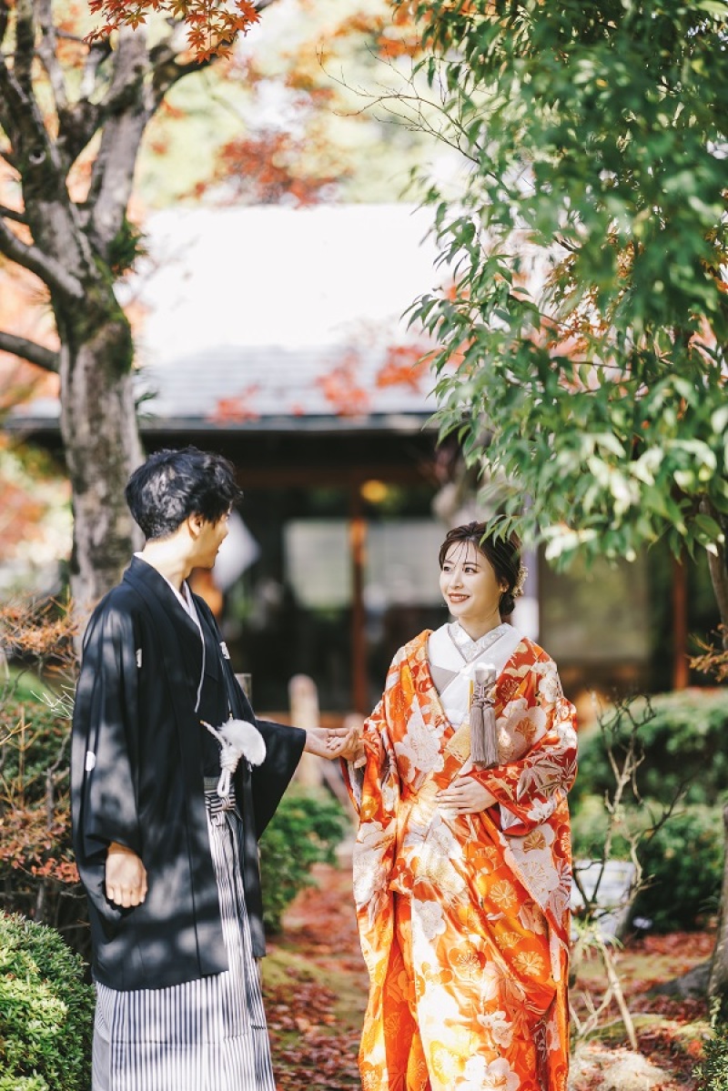 12月末までの撮影のお客様限定【大濠日本庭園+茶室】和装ロケーション撮影プラン - 和装1着&全カットデータ付(100カット)