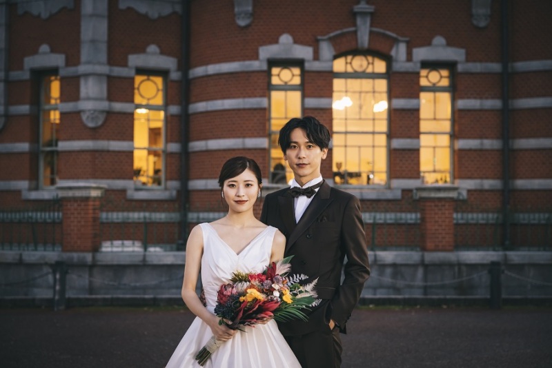 【赤煉瓦文化館】洋装ロケーション撮影プラン - ドレス1着&全カットデータ付(50カット)