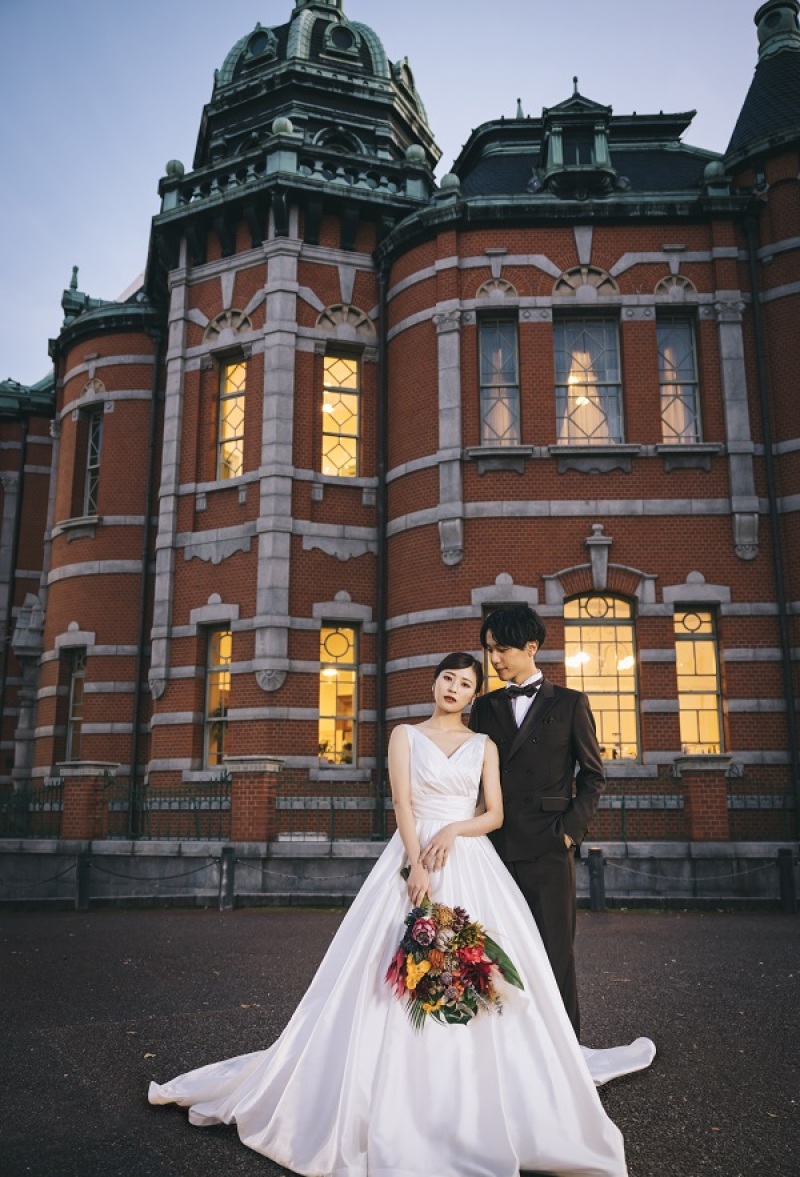 【赤煉瓦文化館】洋装ロケーション撮影プラン - ドレス1着&全カットデータ付(50カット)