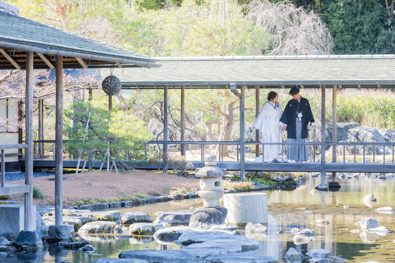 廊下の真ん中で