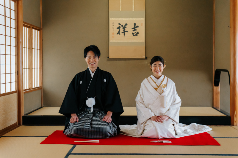 定番の正座ショット