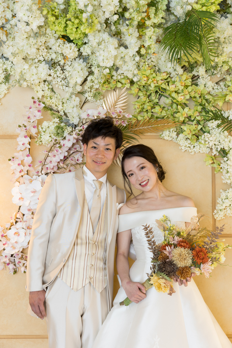 色鮮やかなお花に囲まれて...♡