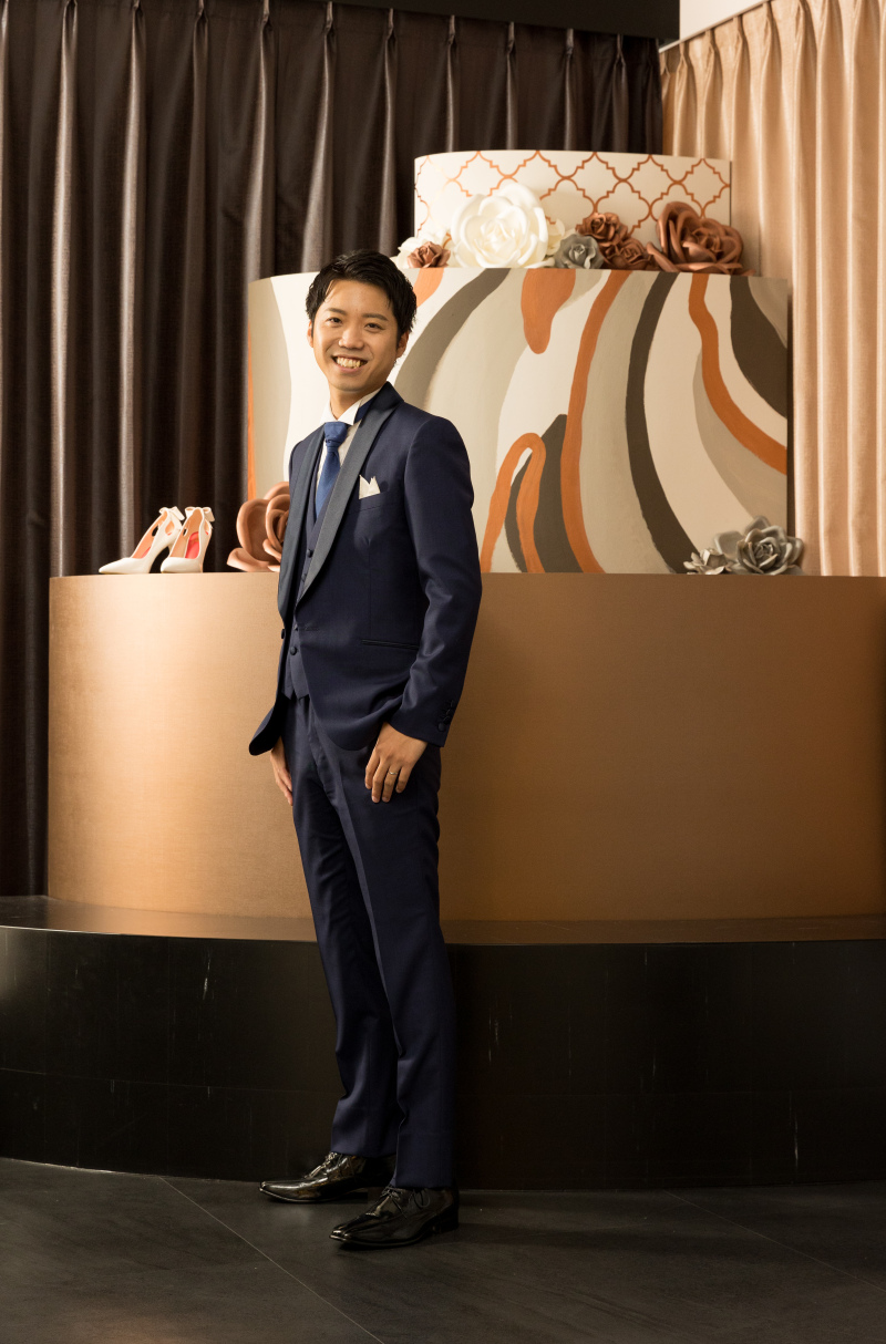 ご新郎様のソロショット