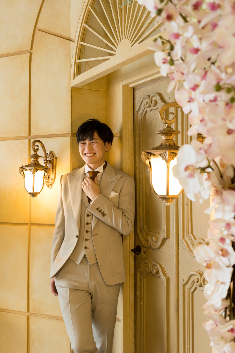 ご新郎様のソロショット