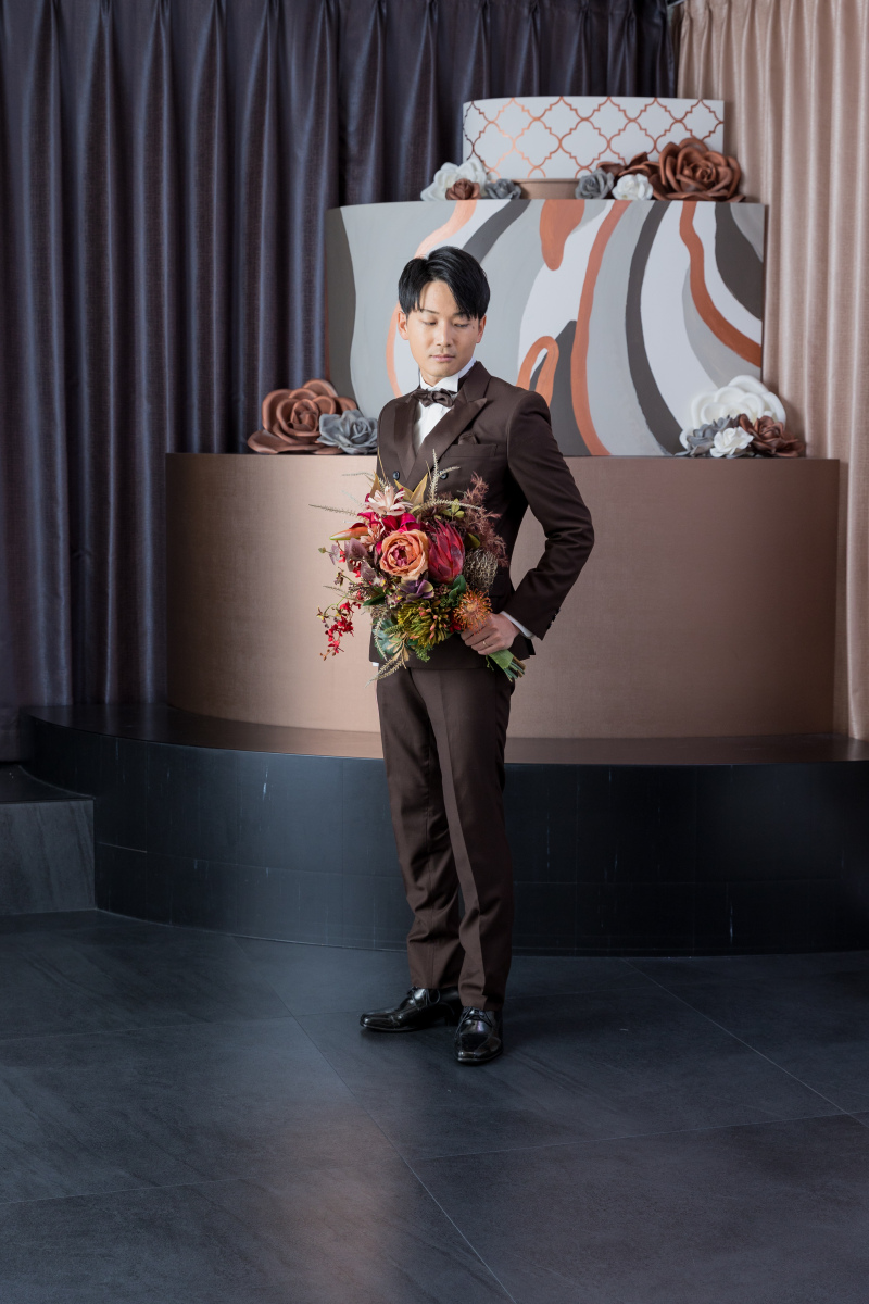 ご新郎様のソロショット
