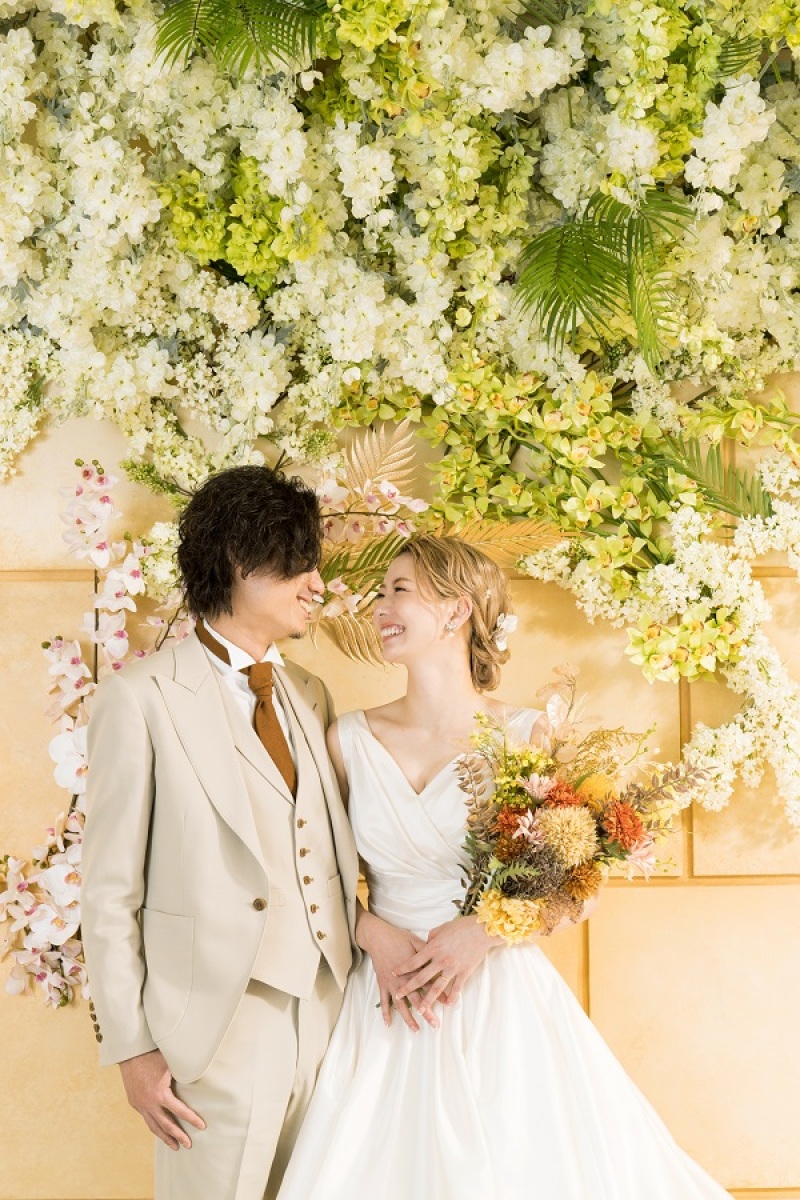 見つめ合うお二人の表情に注目!