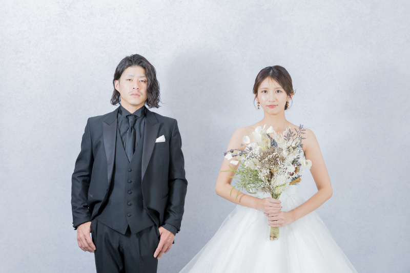 ウェディングドレスへ変身♡