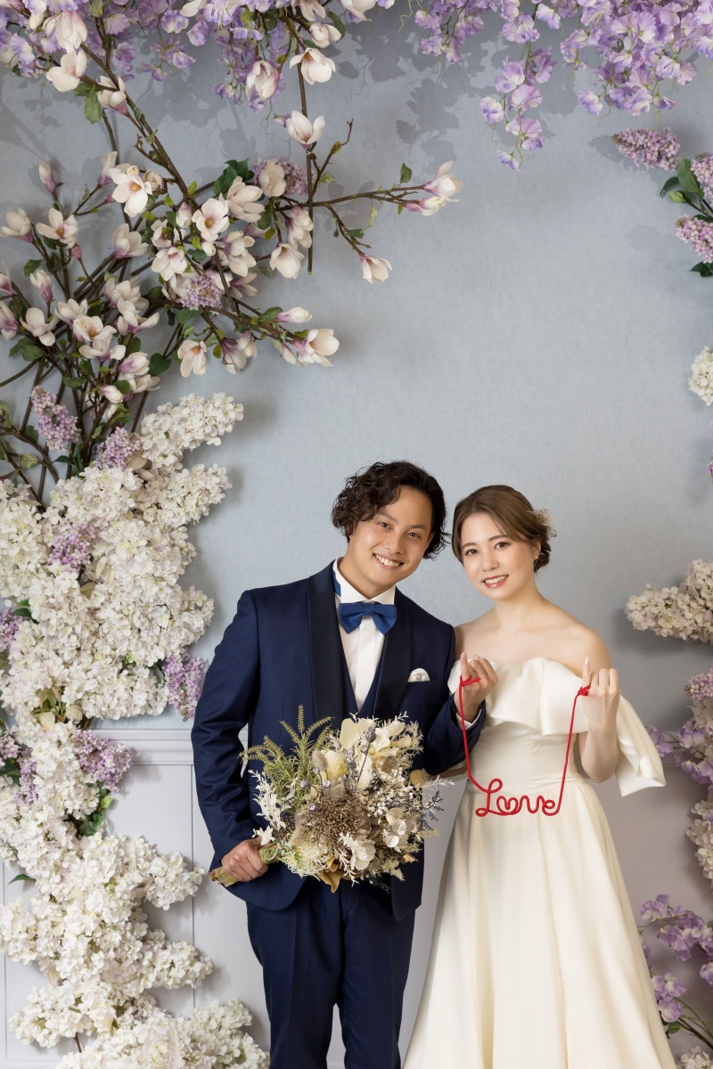 ウェディングドレスにchange