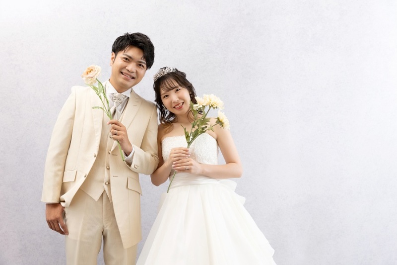 笑顔がかわいいおふたり♡