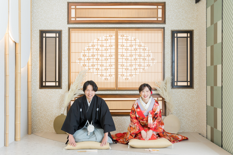 お辞儀ショット