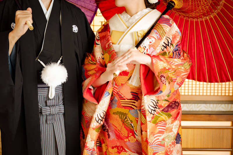 和装 × 番傘ショットは必須!