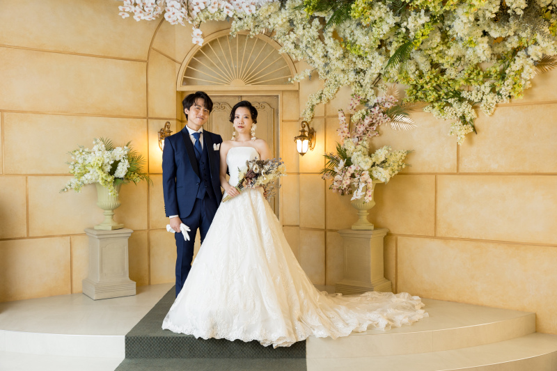 チャペル風の背景で♡